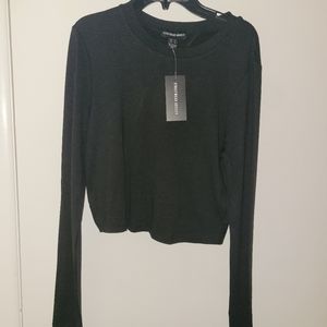 New Crop Top with open back